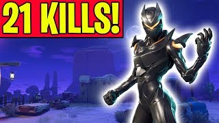 EPIC *21 KILL WIN* IN FORTNITE BATTLE ROYALE!! (Solo Gameplay)