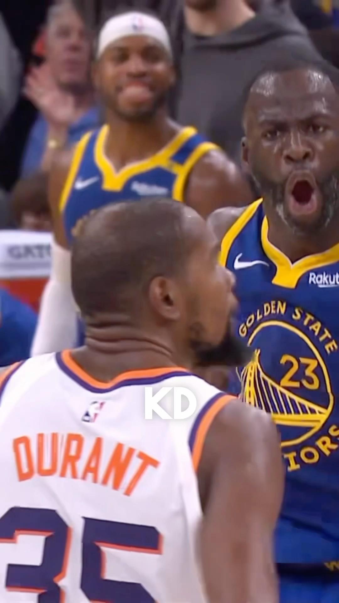 Draymond in KD’s FACE ??