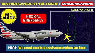 Medical emergency after departure | American Boeing 737-800 | Dallas-Fort Worth, ATC