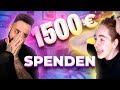 1500 € an KLEINE LIVE STREAMER Spenden