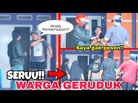 Prank Nyamar Jadi Kurir Di Rumah Wa Kancil - Di Geruduk Warga