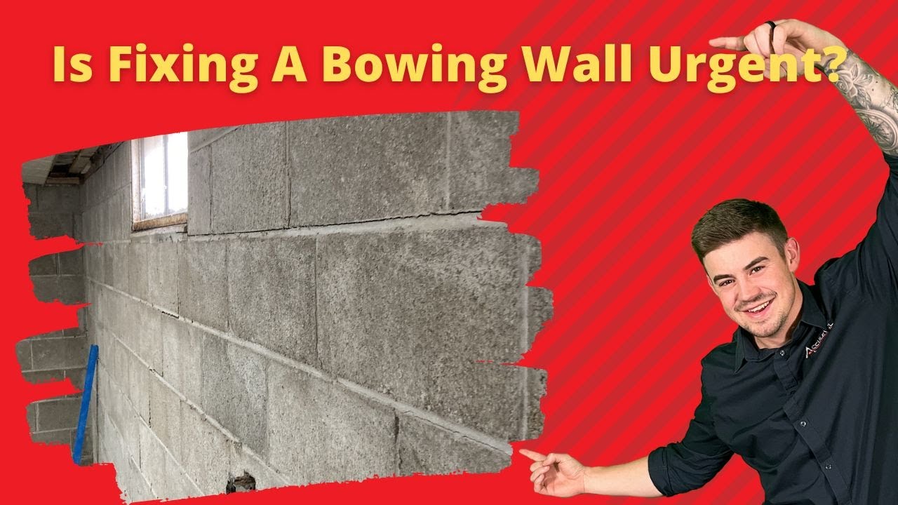 Is Fixing A Bowing Wall Urgent? - YouTube