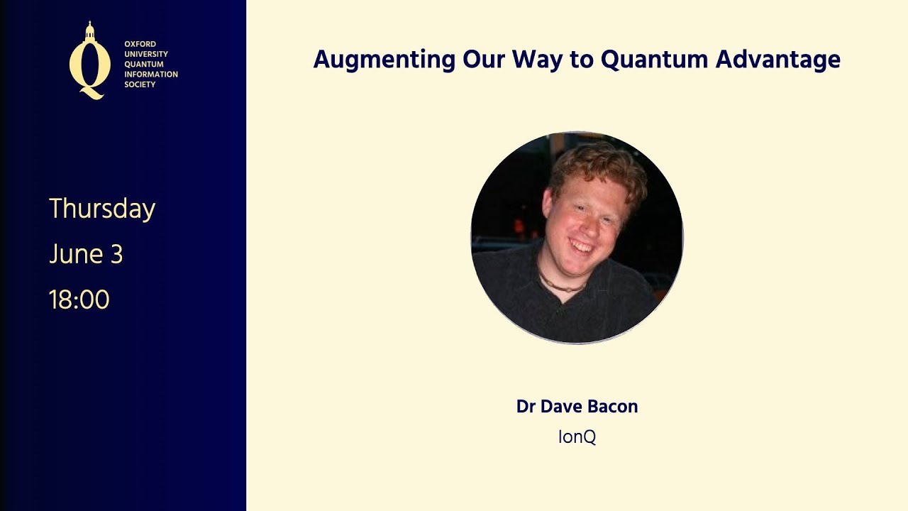 Augmenting Our Way to Quantum Advantage - YouTube