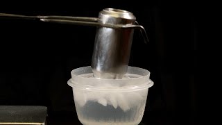 Here&#39;s a Question! - Steam Filled Can in Ice Water