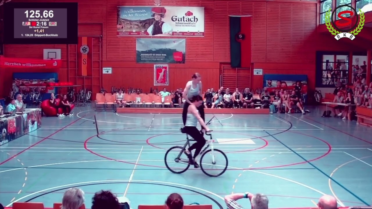 Neele Jodeleit und Kim Leah Schlüter, 2er-Kunstradsport Elite Frauen – 1. German Masters 2023