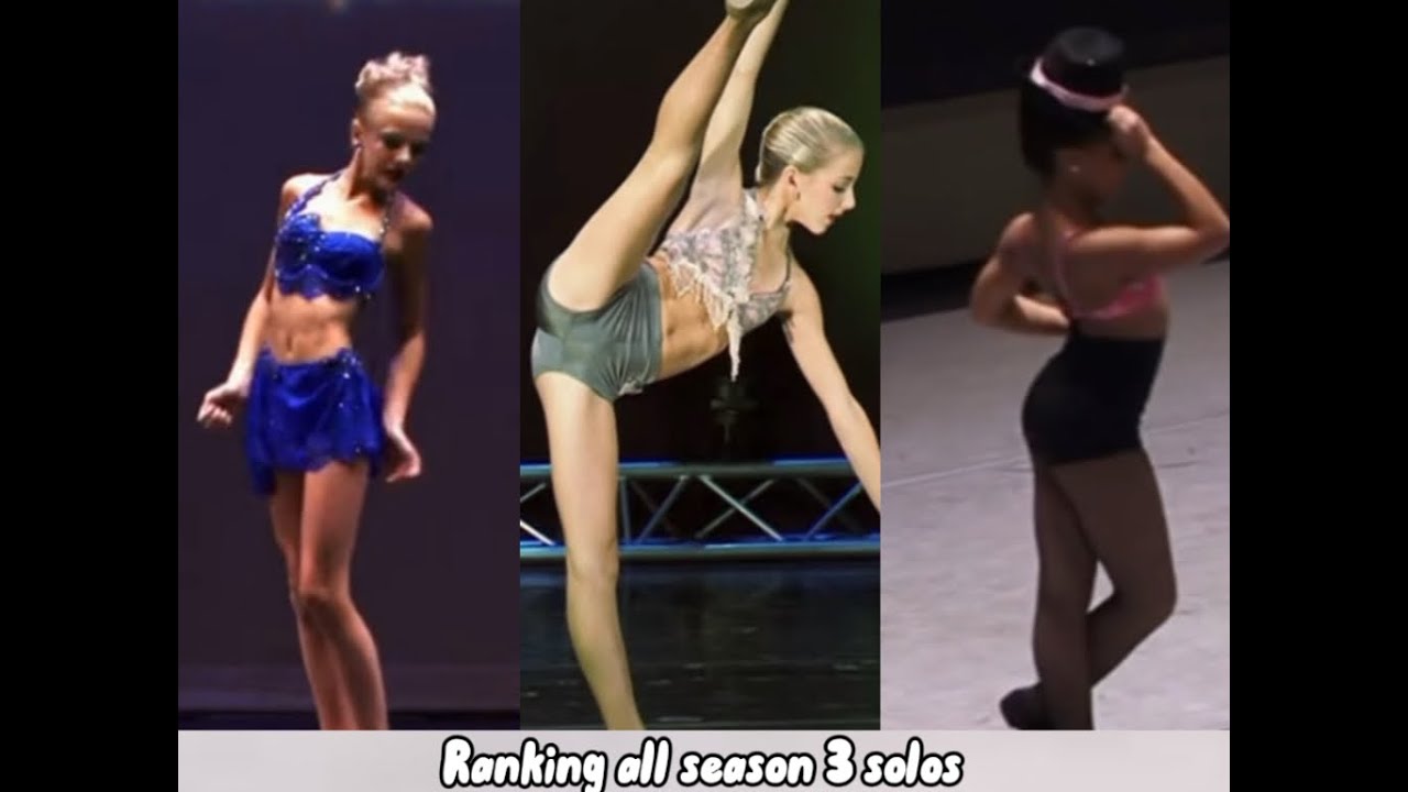 Ranking all season 3 solos on dance moms