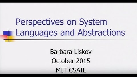 Perspectives on system languages and abstraction
