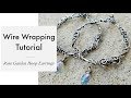 Wire Wrapping Tutorial - Rose Garden Hoop Earrings