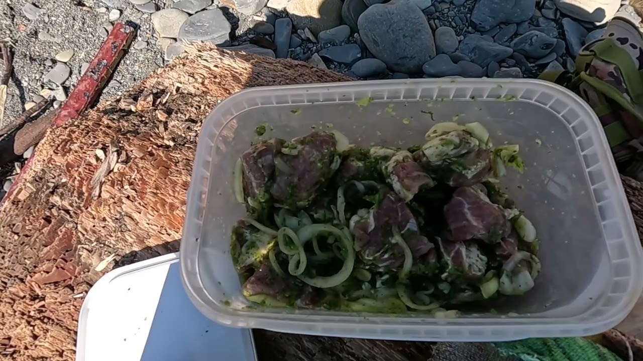 4.03.Шашлык у моря 👍😋Анапа. 