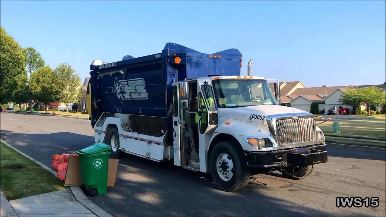 Waste Connections • Labrie Top Select Recycling Truck YouTube