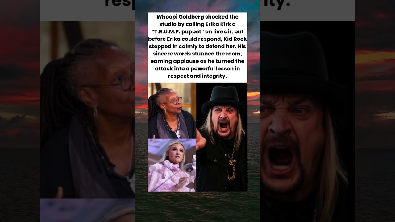 Kid Rock Stuns Studio by Defending Erika Kirk After Whoopi’s On Air Outburst