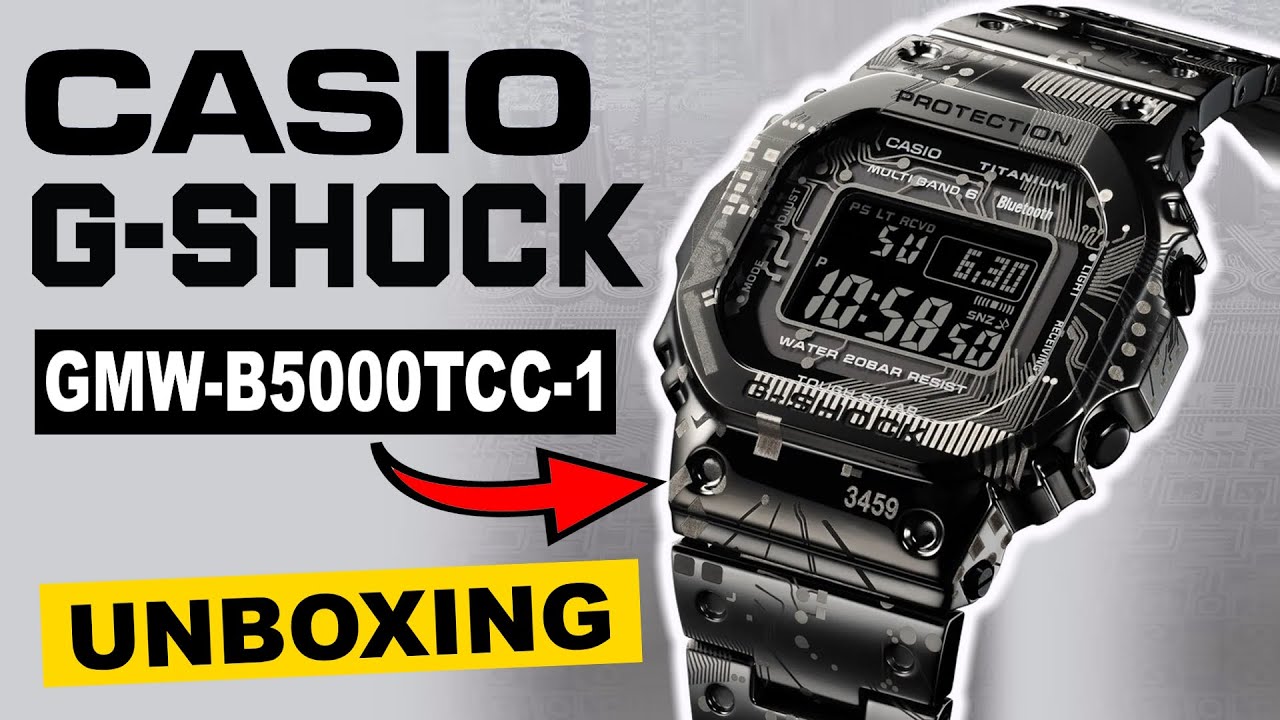 CASIO G-SHOCK GMW-B5000TCC-1 Unboxing