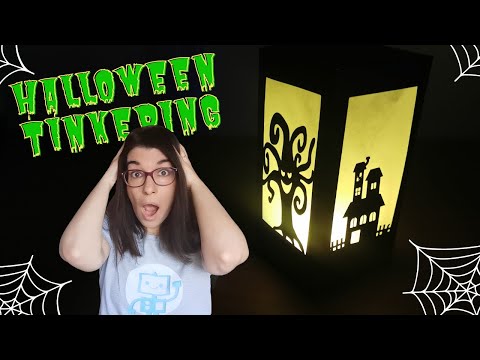 Tinkering di Halloween: lanterna spaventosa con Cricut e SAM Labs