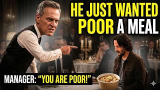 Restaurant Manager Humiliates Keanu Reeves at the Door — Minutes Later, Everything Falls Apart