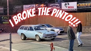 I took the turbo LS 4.8 Pinto no prep racing, and Beater Bomb showed up