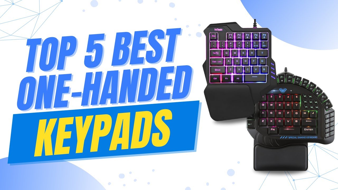 🖥️ Top 5 Best One-handed Keypads | Best Keyboards review - Back to School  Deals 2023! - YouTube
