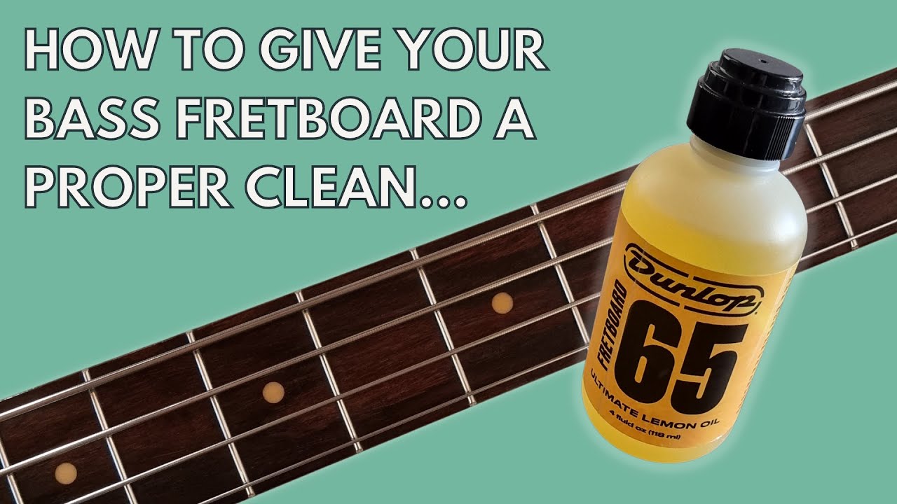 How to clean your bass (or guitar) fretboard... YouTube
