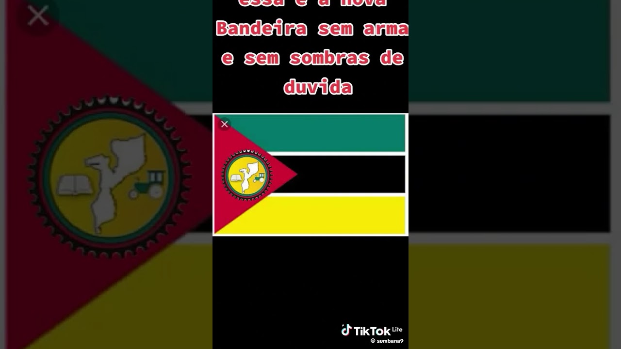 Essa é a nova bandeira de Moçambique sem sombra de dúvida #1000subscriber #1millionviews