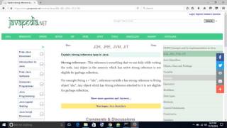 Explain strong reference type in Java. | javapedia.net
