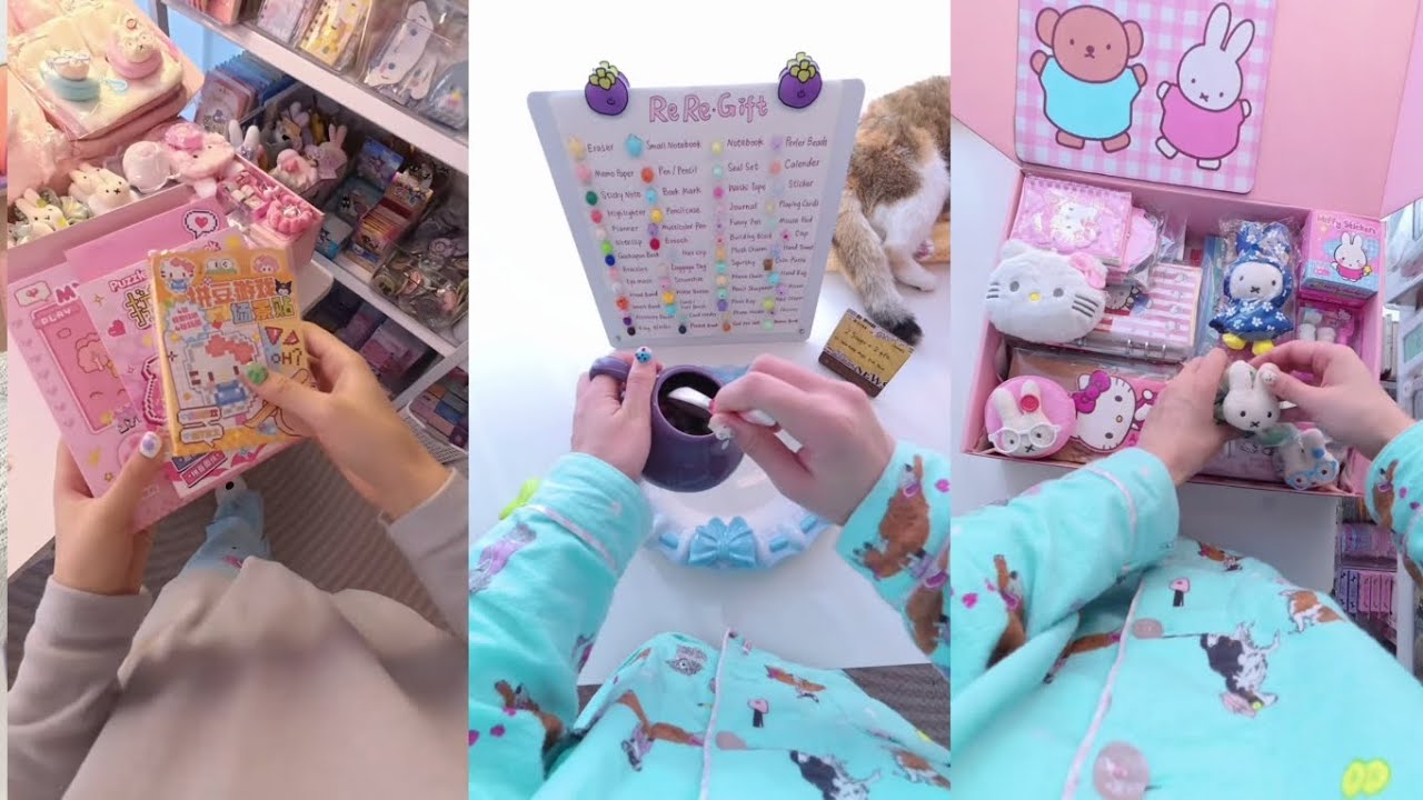 Aesthetic packing sounds you’ll love!🌸🎀✨️ #Asmr #Aesthetic