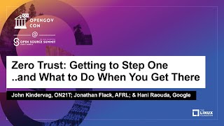 Zero Trust: Getting to Step One..and What to Do When You Get There - John Kindervag & Jonathan Flack