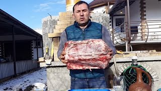 Meat in the oven Caucasus style. ENG SUB.