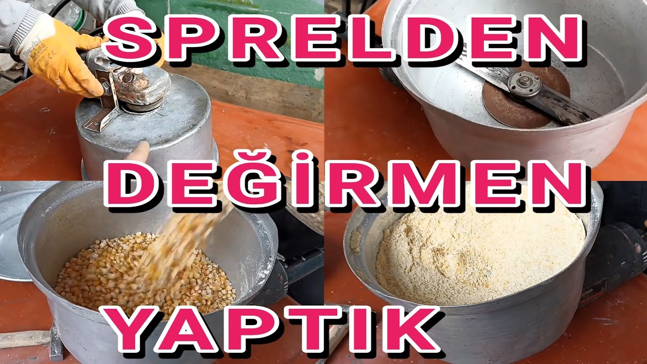 SPİRALDEN DEĞİRMEN YAPTIM!!