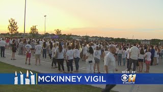 Vigil Held At McKinney North High School Where Student Killed Self