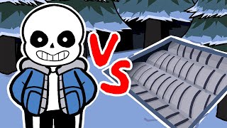 Sans Vs. Shredder Machine Deltaruneundertale Animation