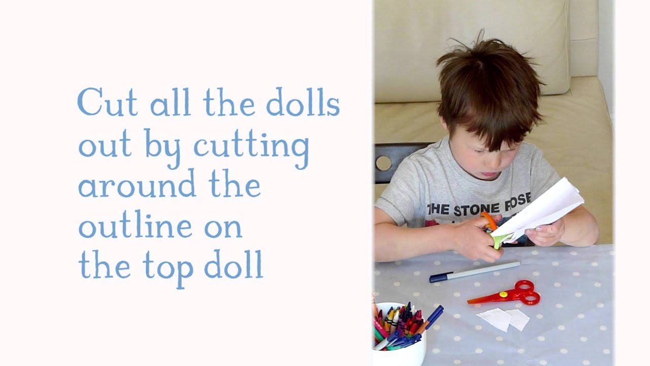 How to join in with The Paper Dolls World Record Draw your own dolls