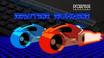 Raster Runner (Enterprise 128k game)