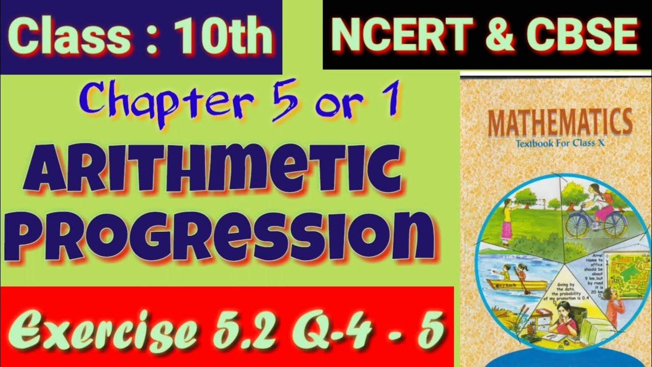 Arithmetic Progression Class 10 Maths - Ex 5.2 Q4, Q5 - NCERT Chapter 5 ...