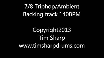 7/8 Triphop/Ambient 140BPM Drumless Backing - Playalong