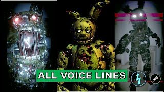 Springtrap all voice lines - FNAF AR Special Delivery