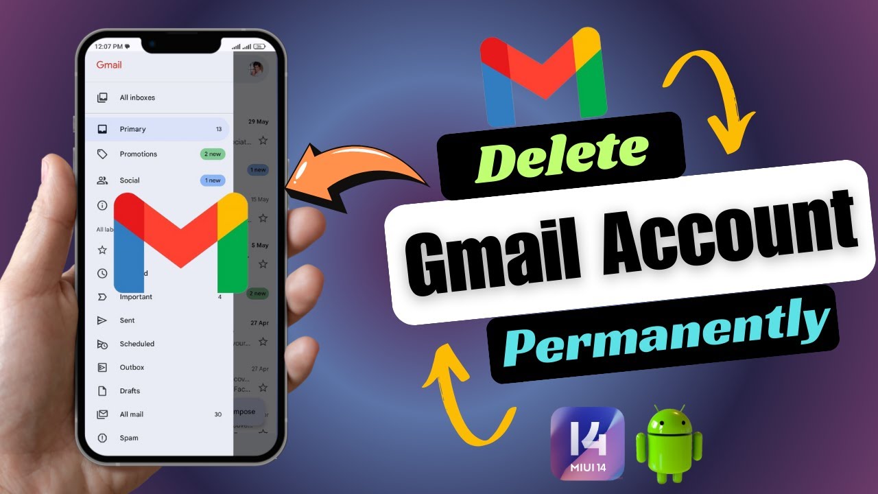 How To Delete Gmail Account Permanently - YouTube