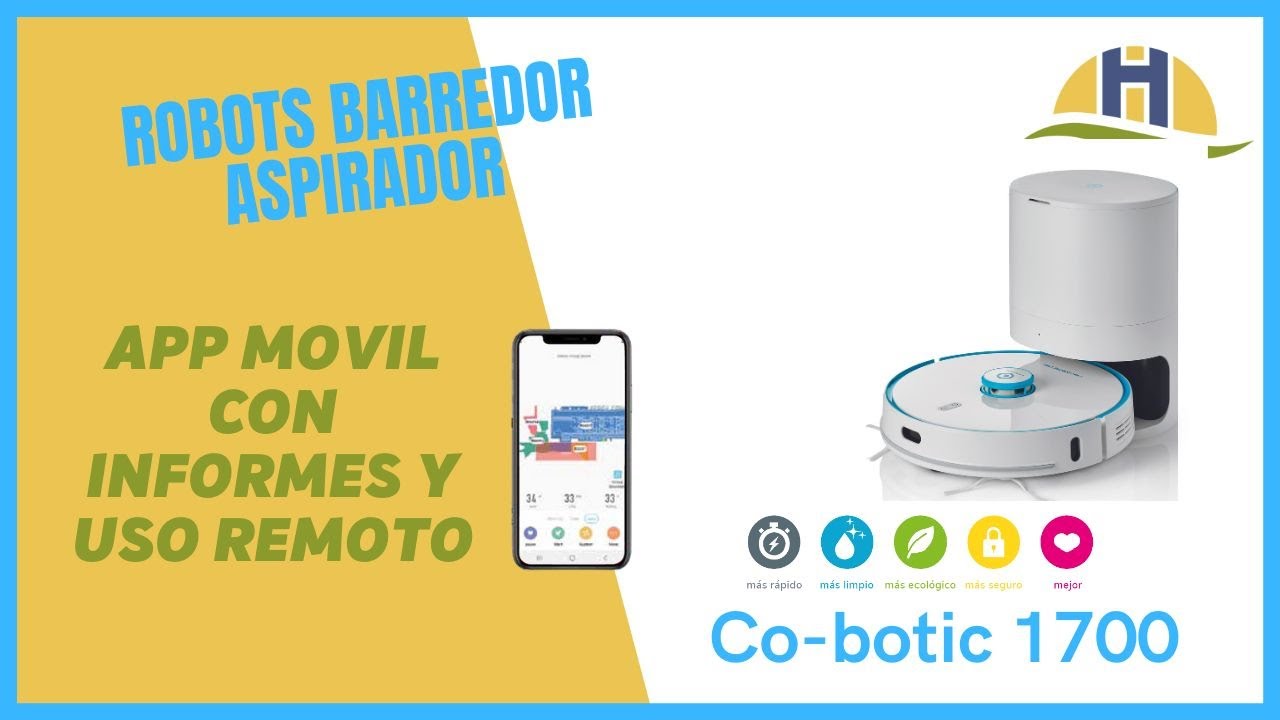 Cobotic 1700. Robot Aspirador y Barredor. Limpieza Inteligente. Co-botic 1700