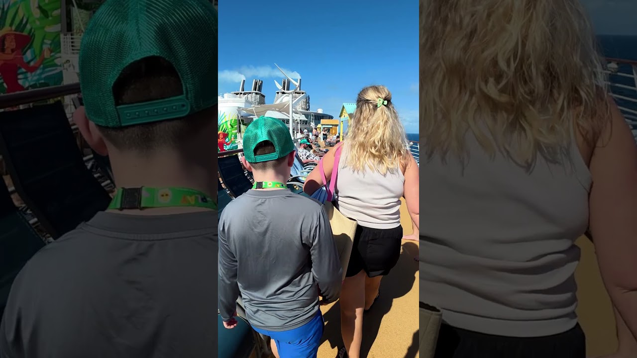 The reality of a sea day on Oasis of the Seas!  #oasisoftheseas #royalcaribbean #seaday #megaship