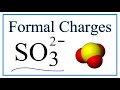 Formal Charges and Valence Electrons in Sulfite Ion