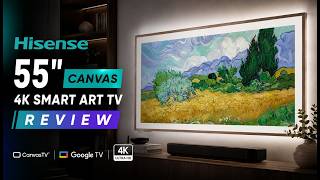 Hisense 55" Canvas 4K Smart Art TV Review | Best Art Mode TV for Home 2026!