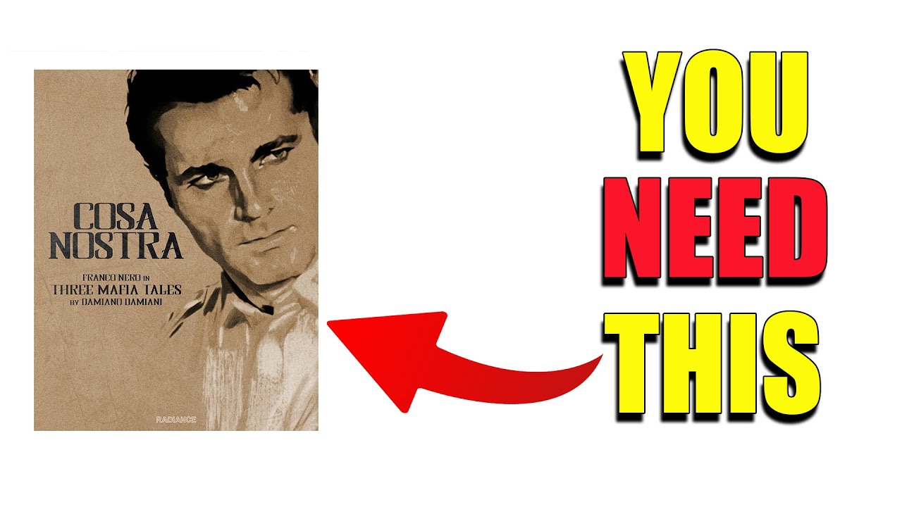 Cosa Nostra Set| Radiance Films | Blu-Ray | Franco Nero | Damiano Damiani