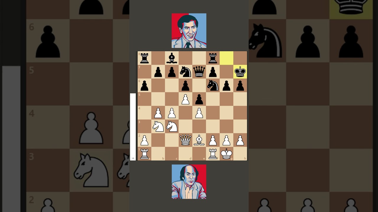 Mikhail Tal's Brutal Win at 1959 Candidates Against Bobby Fischer