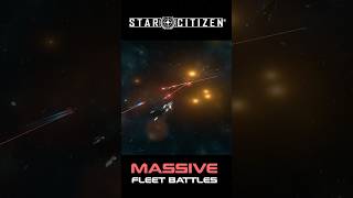 Massive Fleet Battle Goes INSANE 🚀🔥 #starcitizen #fleetbattle #pvp #gaming #spacecombat