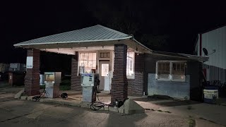 Gas Station ASMR at Night