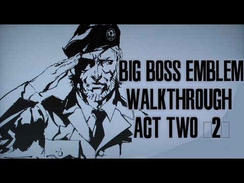 Metal Gear Solid 4: Big Boss Emblem - ACT 2 Walkthrough - YouTube