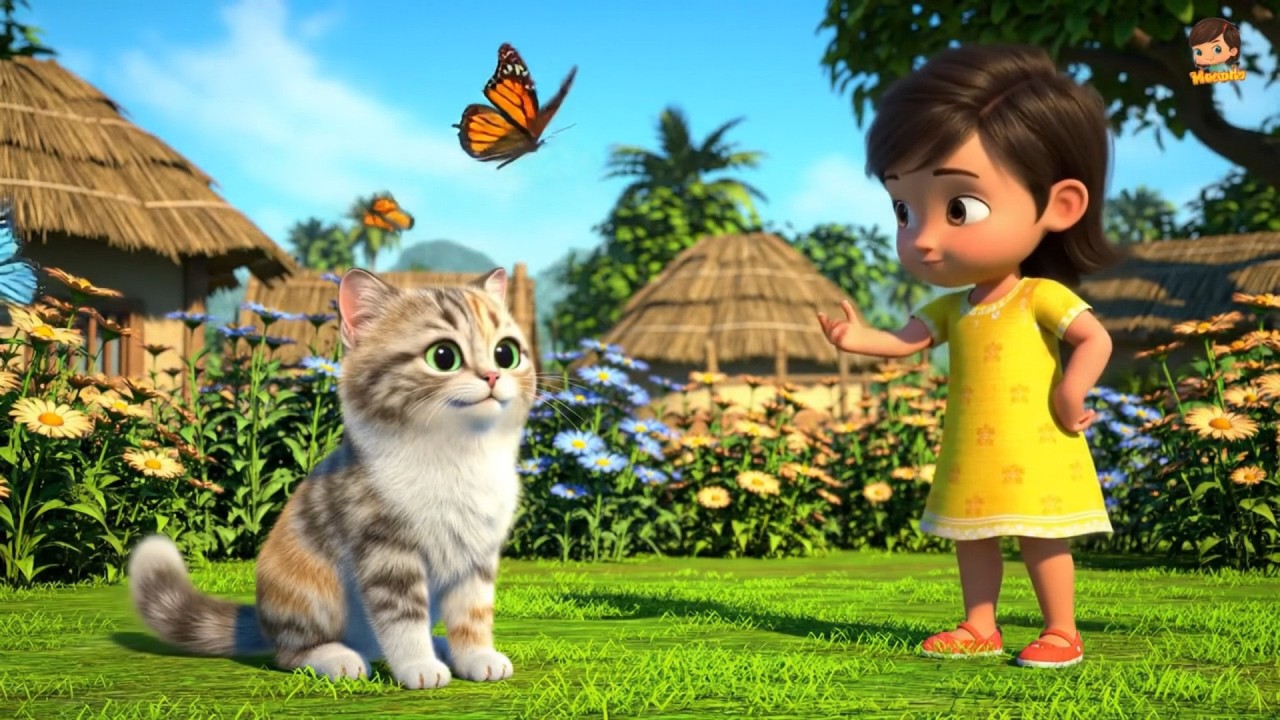 Billi Mosi Billi Mosi | Popular Hindi Rhyme for Kids | बिल्ली मौसी | Hindi Rhymes for Children