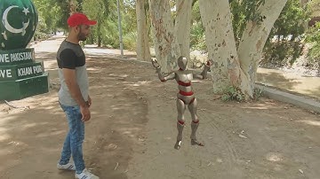 I place 3D Animated robot in real footage. Vfx demo in after effect.