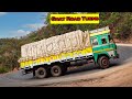 Ghat Road :Crossing Heavy Loaded Truck with 12 Tyres | Lorry videos | Truck videos / Crazy Truckwala