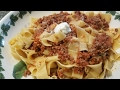 Pappardelle Bolognese Recipe