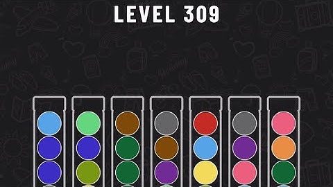 Ball Sort Puzzle Level 309 #ballsortpuzzle #ballsortpuzzlegameplay #puzzlegame #mobilegames