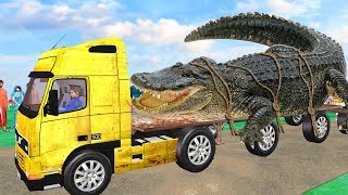 बड़ा मगरमच्छ ट्रक Giant crocodile Truck Funny Funny Hindi Comedy Video